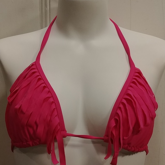 3 String Bikini Halter Style Tops Black Pink and white - Picture 7 of 8